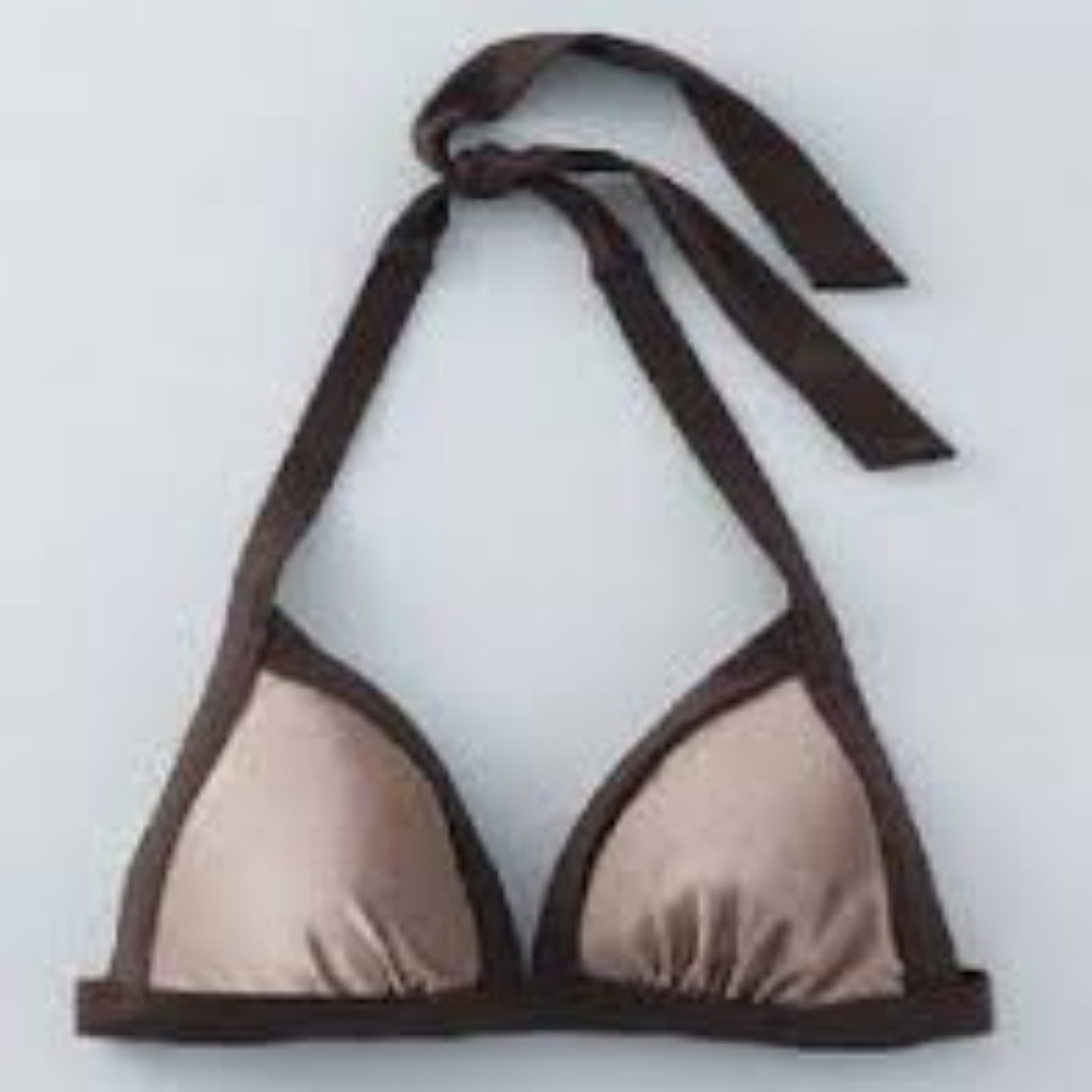 Boden brown bikini top - size 8